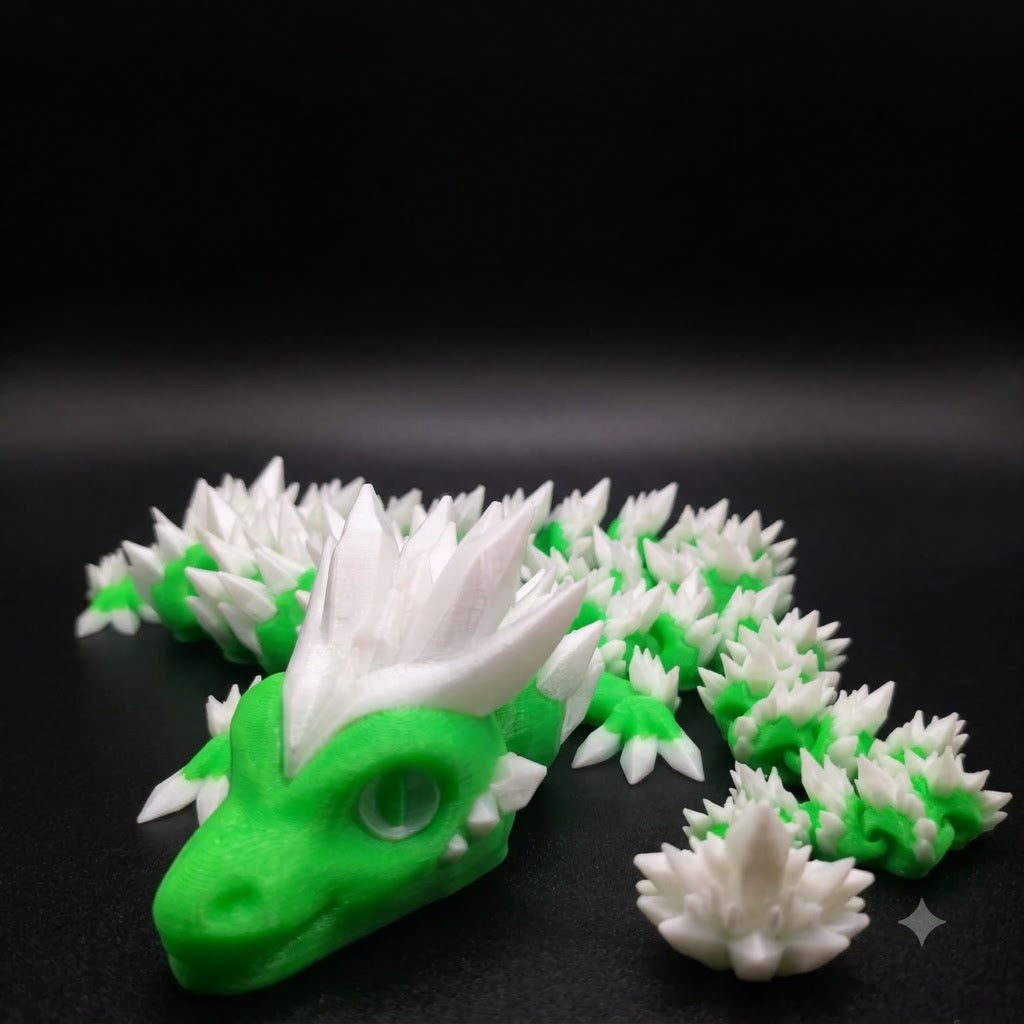 Spike Dragon Desk Décor – Articulated Fantasy Figure