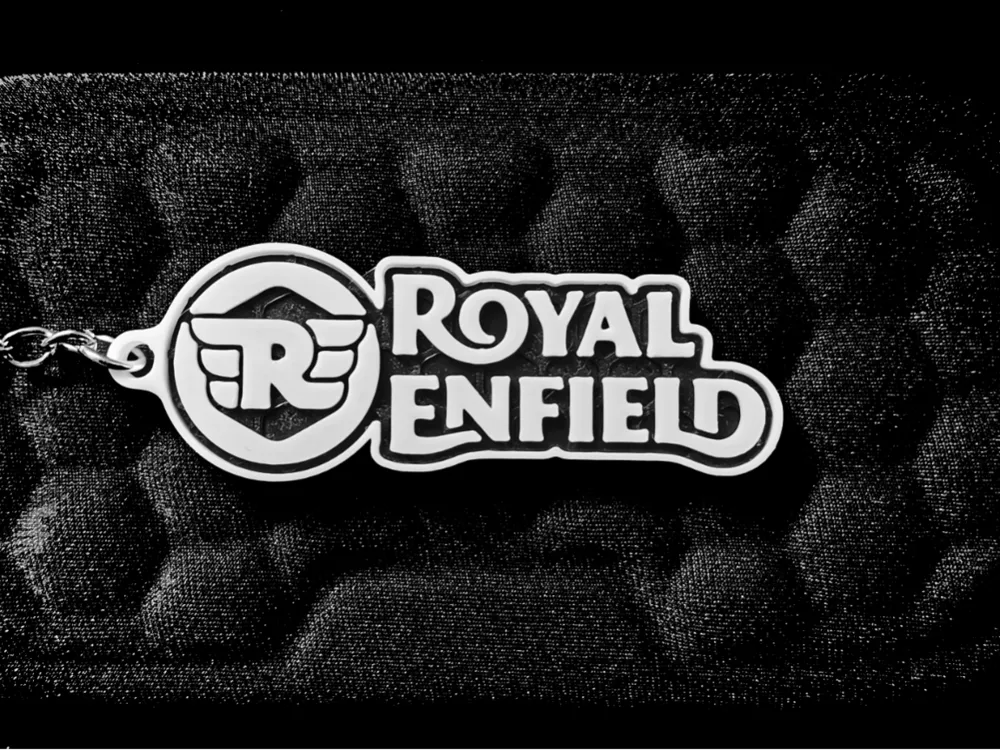 Premium Royal Enfield 3D Logo Keychain