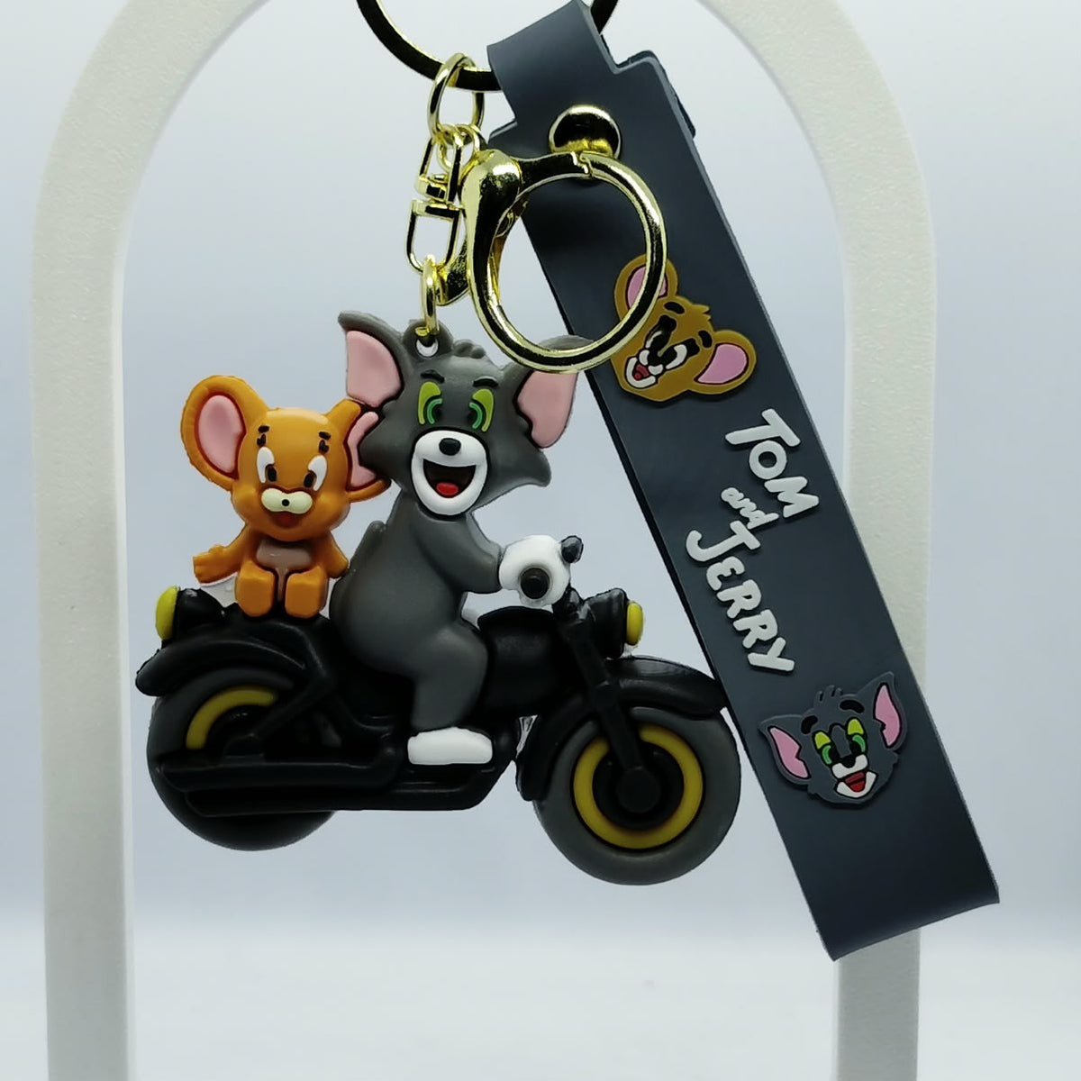 Collectible 3D Tom & Jerry Keychains | Multiple Fun Designs with Lanyard