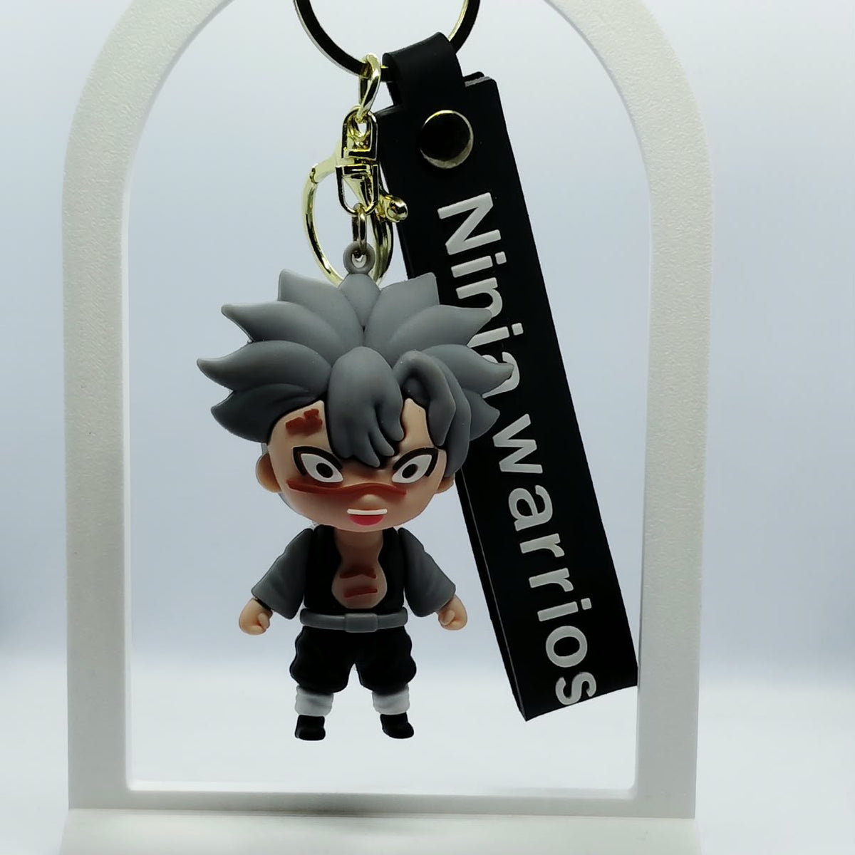 3D Demon Slayer Anime Keychains – Chibi Character Collectibles with Premium Wrist Straps