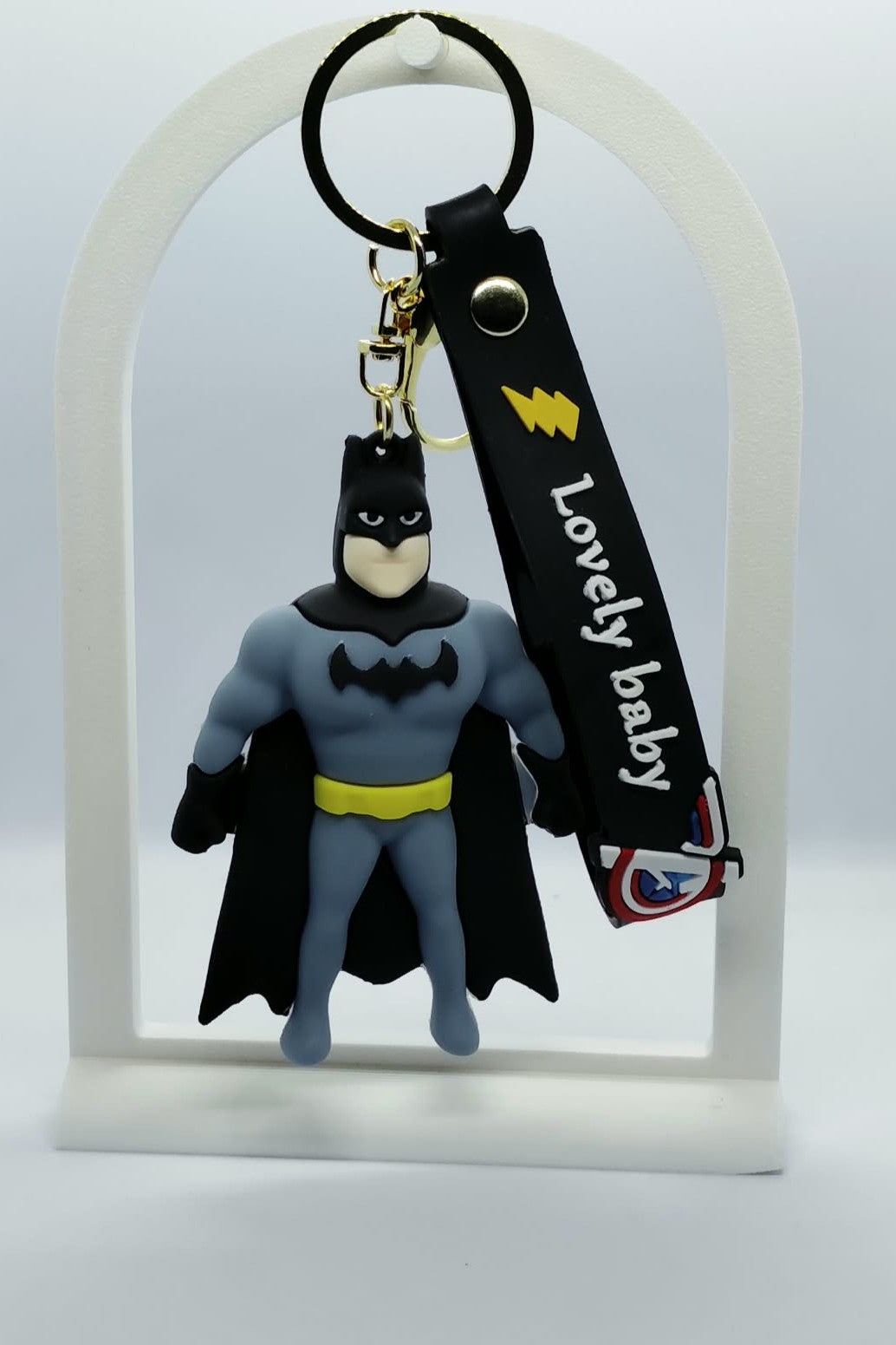 Premium DC Superhero Keychains – High-Quality Batman & Superman Charms