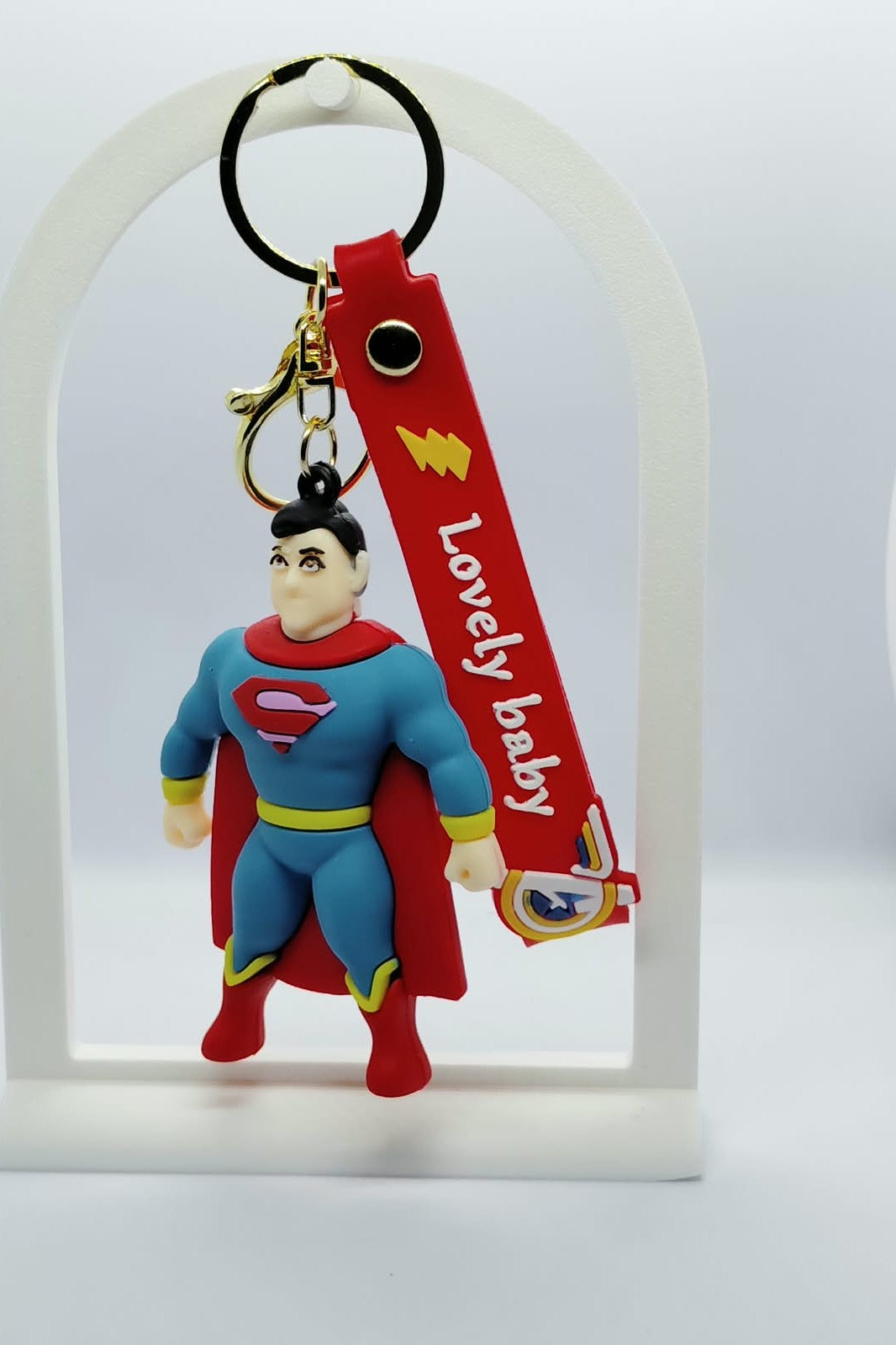 Premium DC Superhero Keychains – High-Quality Batman & Superman Charms