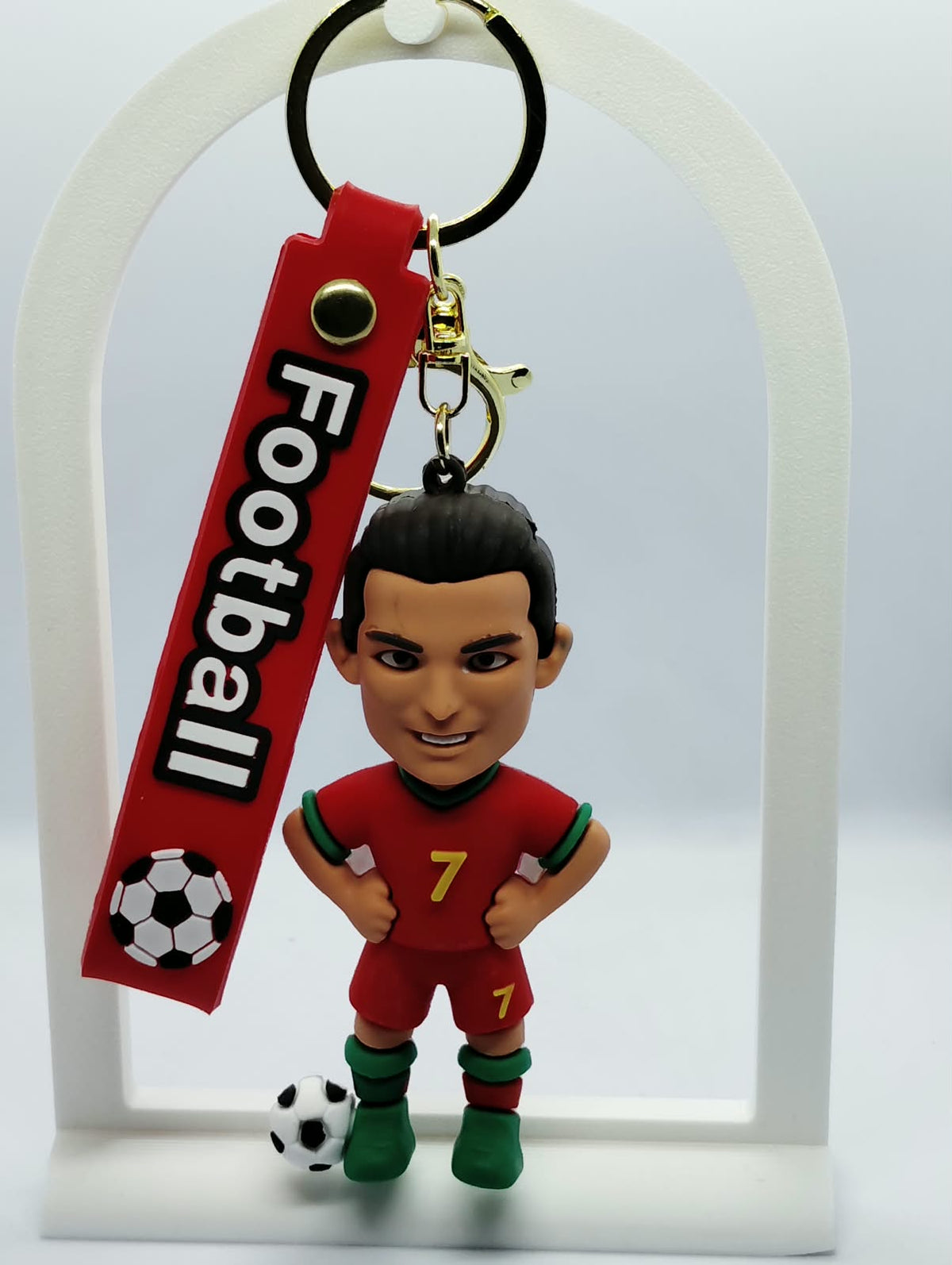 Iconic Football Legends 3D Keychain | The Ultimate Fan Accessory