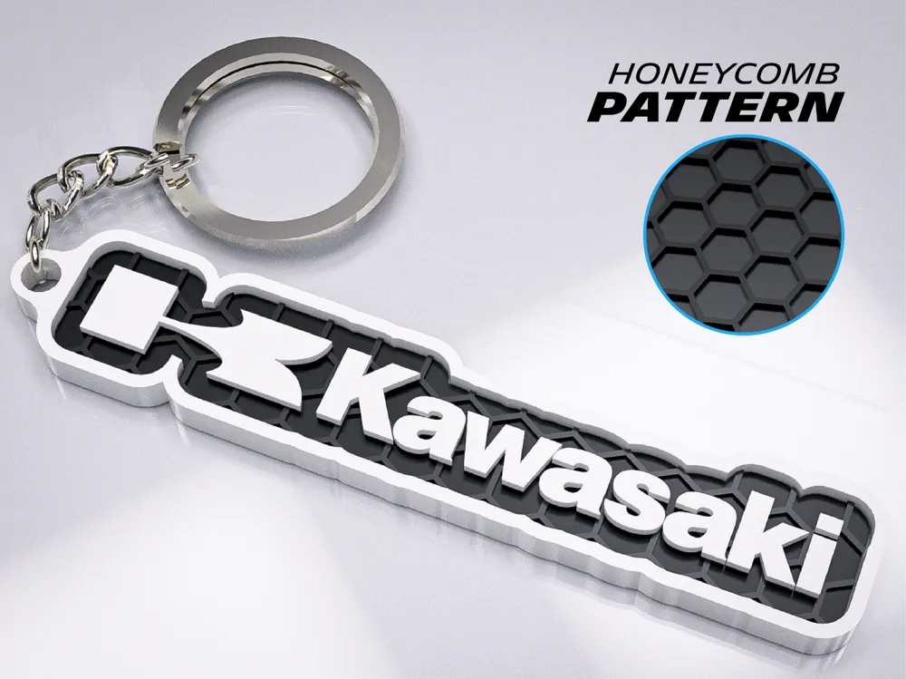 Premium Kawasaki Logo Keychain