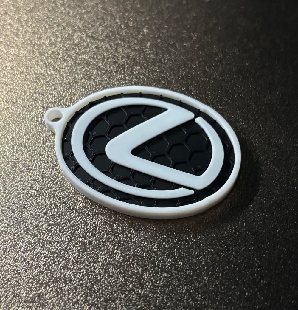 Premium Lexus Keychain – Honeycomb Pattern Edition