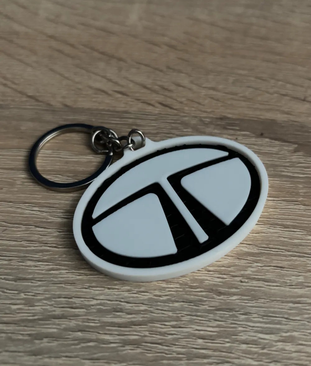 Premium Tata Keychain – Honeycomb Pattern Edition