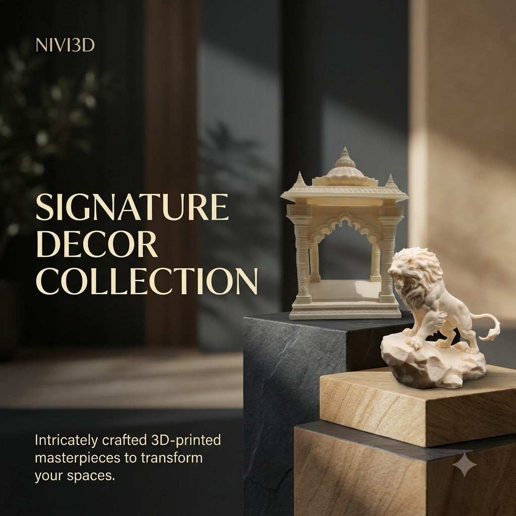 3D Printed Home Décor, Showpieces & Decorative Models