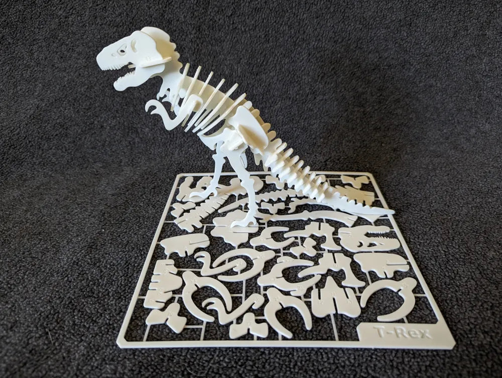 NIVI3D Buildable T-Rex Kit Card – Unique Gift & 3D Puzzle