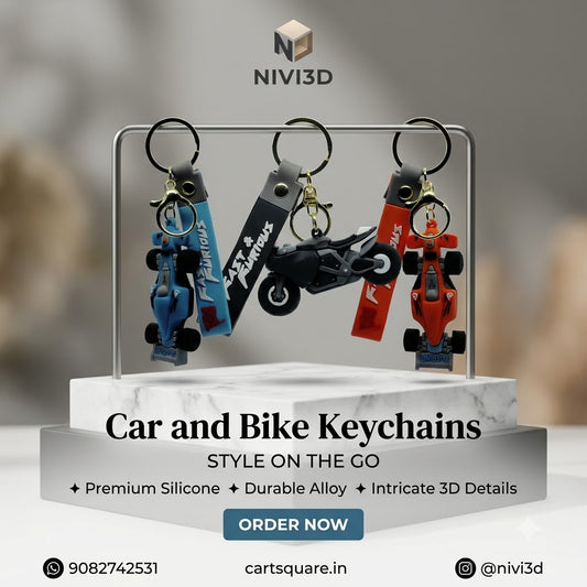 Heavy-Duty Premium Silicone Vehicle Keychain