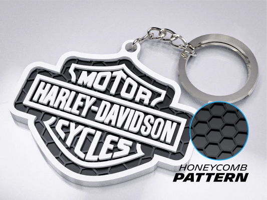 Premium Harley-Davidson Bar & Shield Keychain