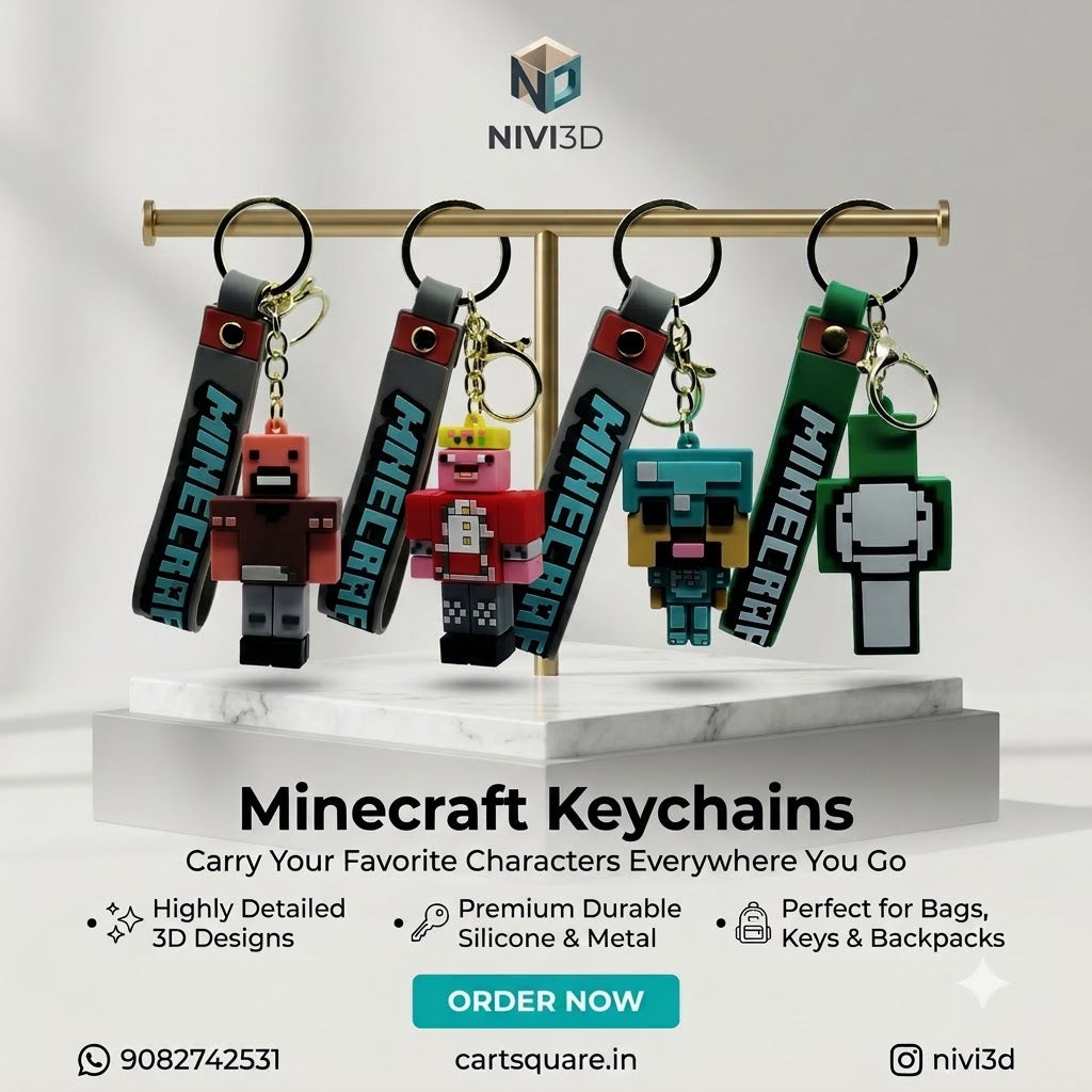 3D Silicone Gamer Keychain – The Ultimate Backpack Accessory