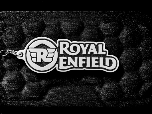Premium Royal Enfield 3D Logo Keychain