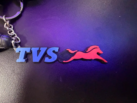 Premium TVS Racing Horse Logo Keychain