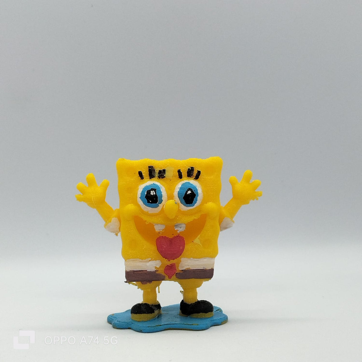Nivi3D SpongeBob Toy Figure – Vibrant 3D Printed Desk Decor