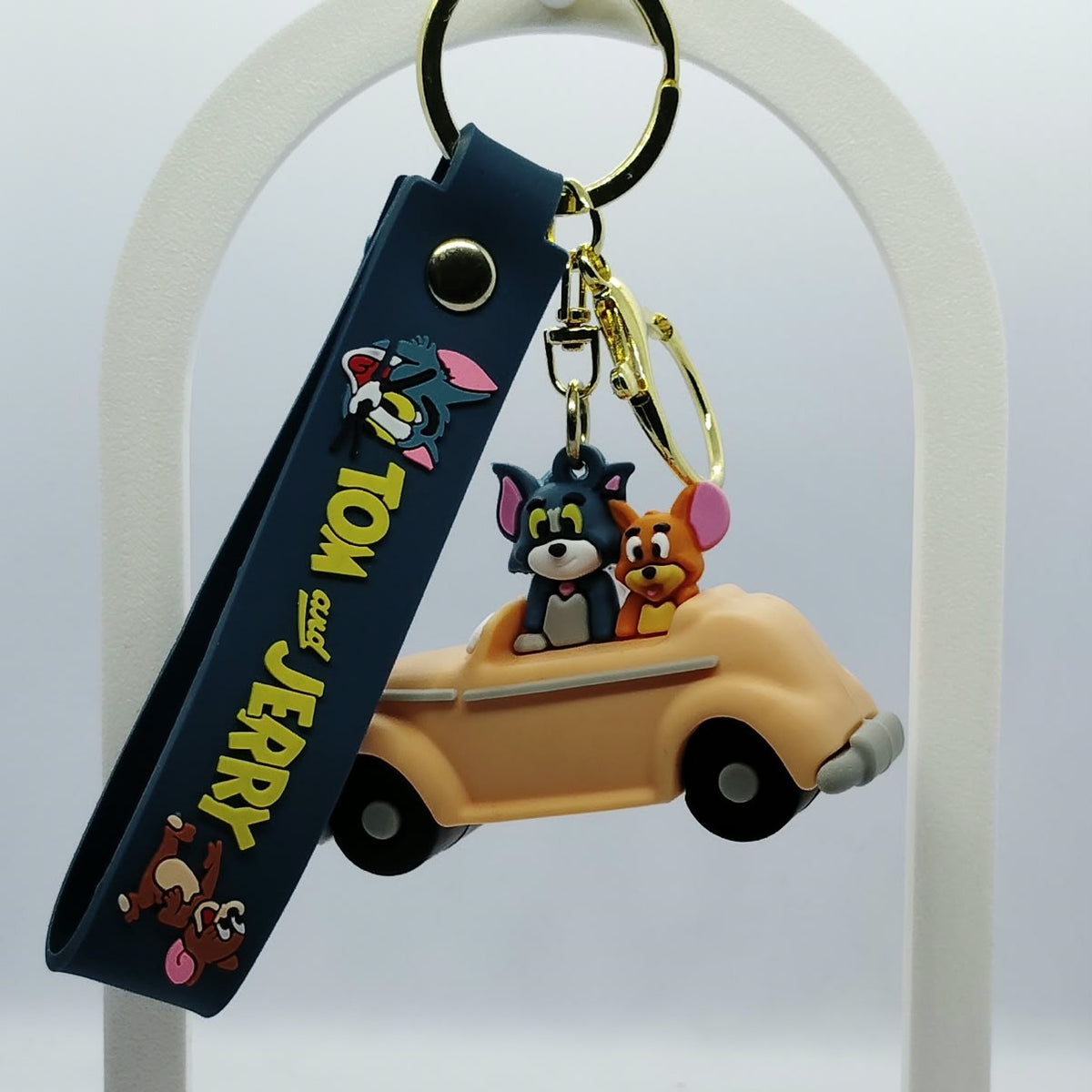 Collectible 3D Tom & Jerry Keychains | Multiple Fun Designs with Lanyard