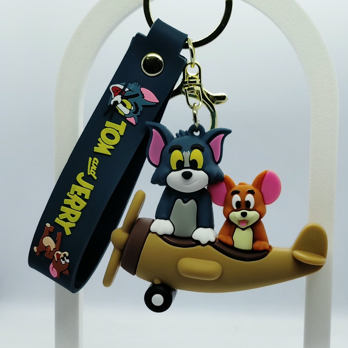 Collectible 3D Tom & Jerry Keychains | Multiple Fun Designs with Lanyard