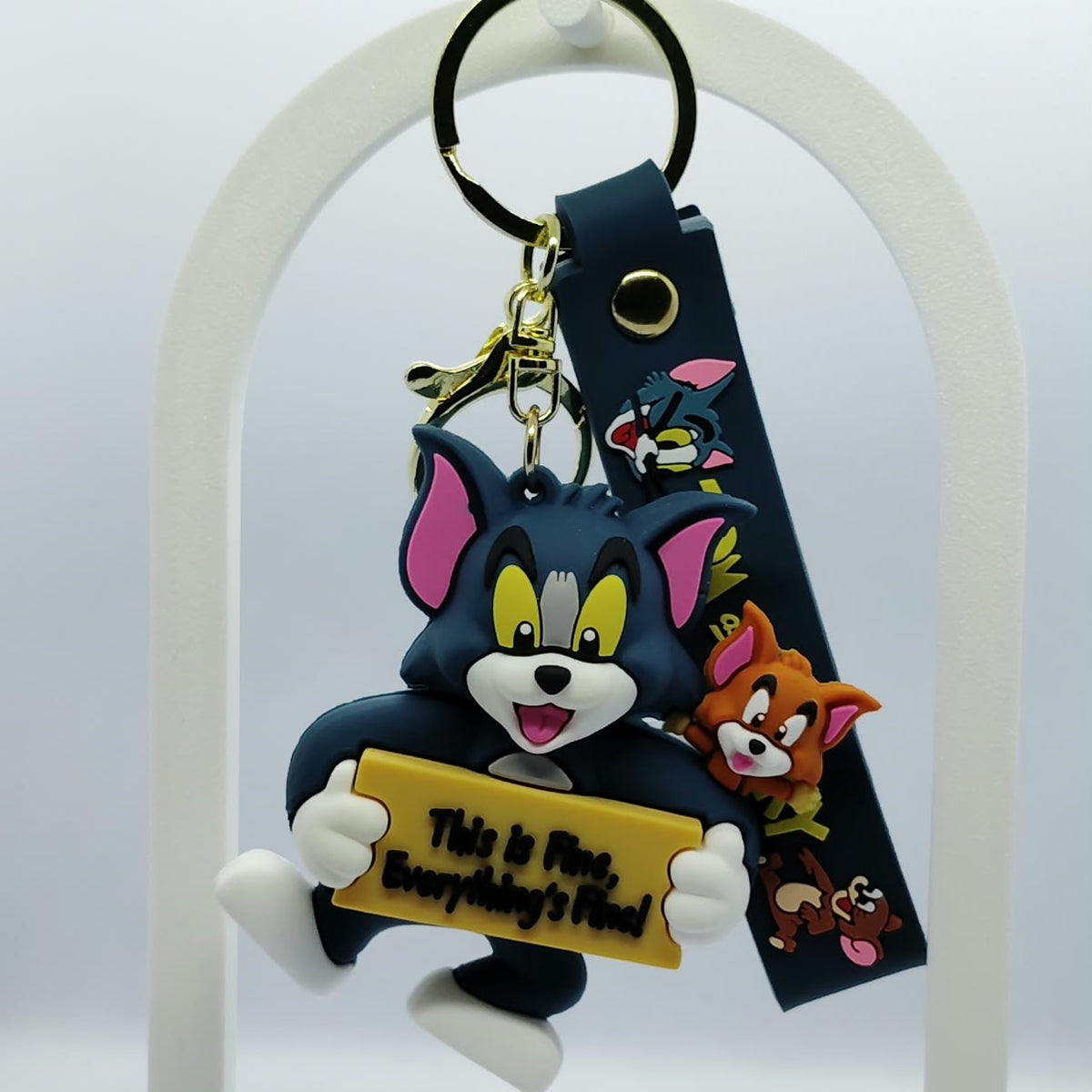 Collectible 3D Tom & Jerry Keychains | Multiple Fun Designs with Lanyard