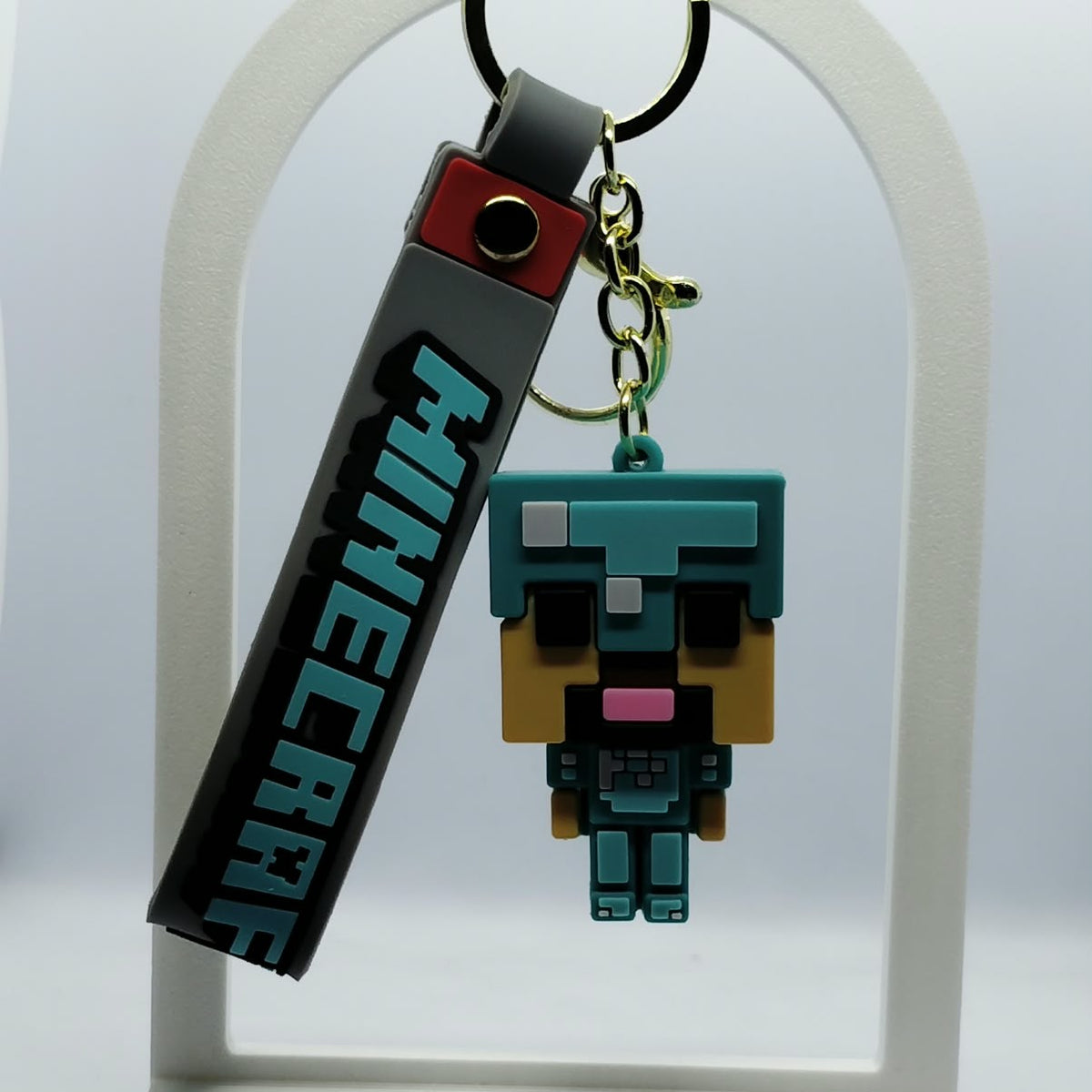 3D Silicone Gamer Keychain – The Ultimate Backpack Accessory