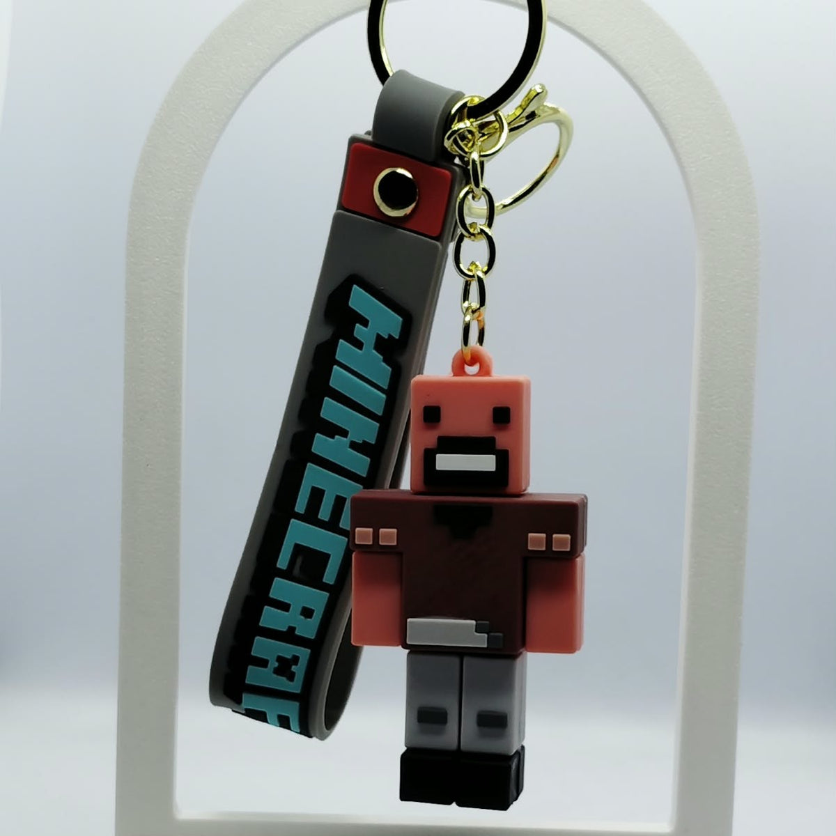3D Silicone Gamer Keychain – The Ultimate Backpack Accessory