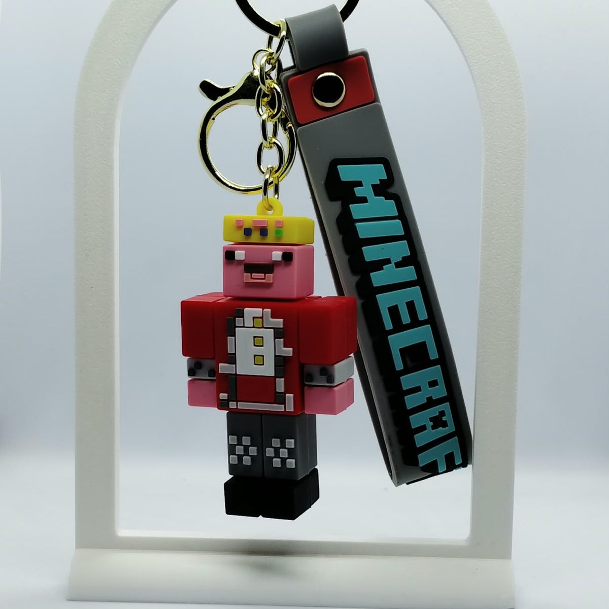 3D Silicone Gamer Keychain – The Ultimate Backpack Accessory