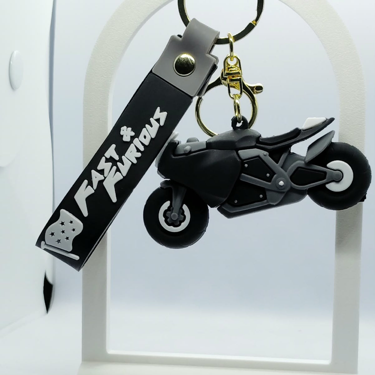 Heavy-Duty Premium Silicone Vehicle Keychain