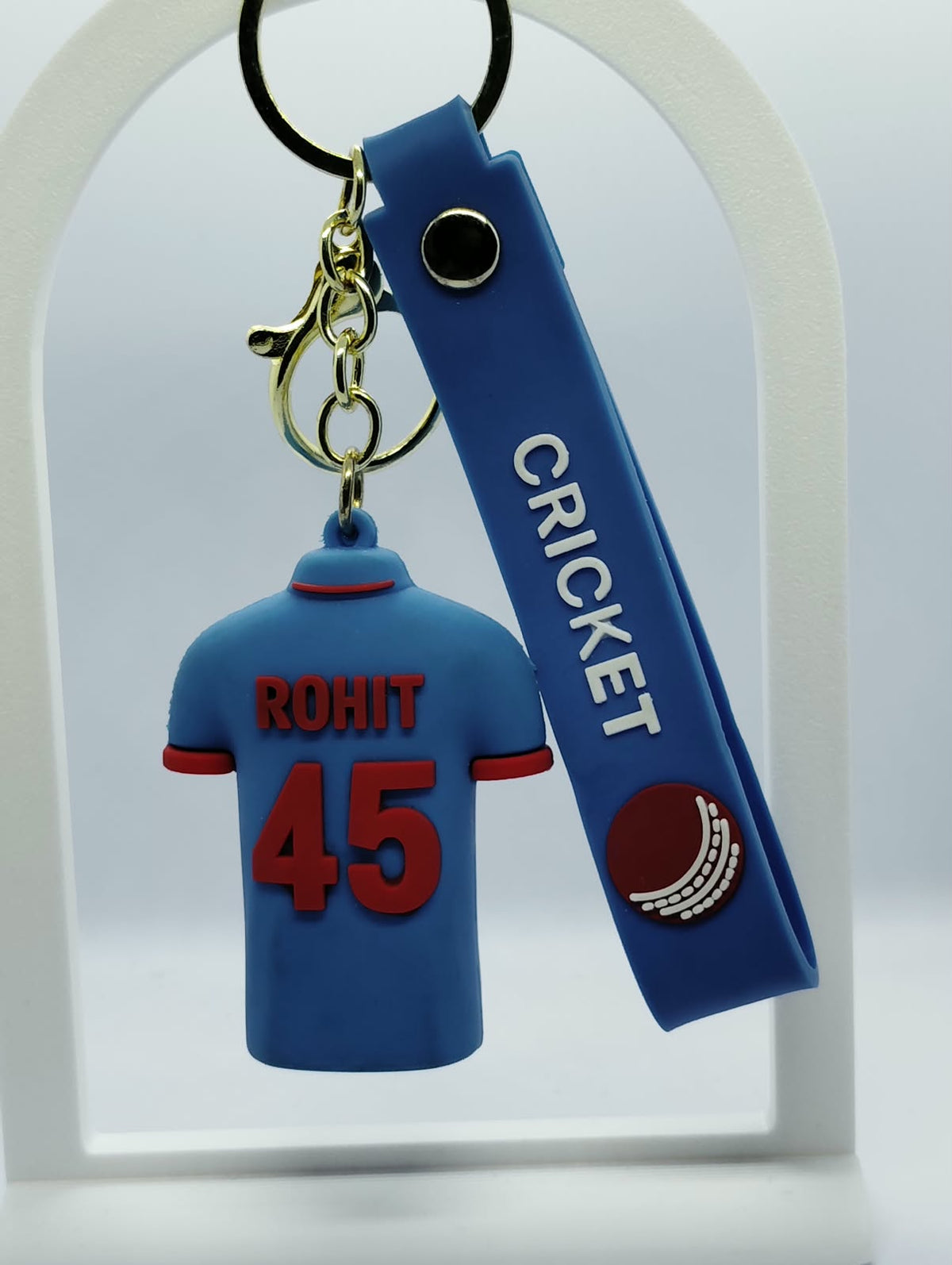 3D Cricket Superstar Keychains | Jersey & Player Figures