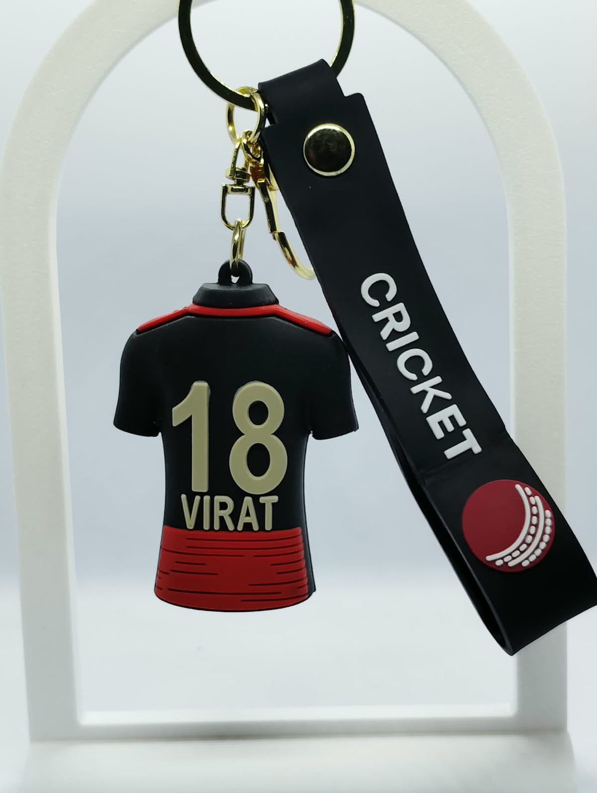 3D Cricket Superstar Keychains | Jersey & Player Figures