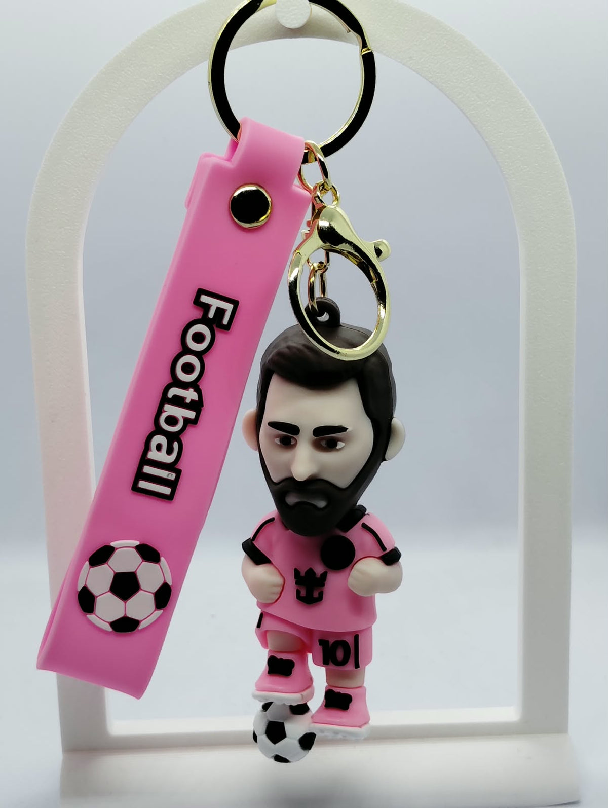 Iconic Football Legends 3D Keychain | The Ultimate Fan Accessory