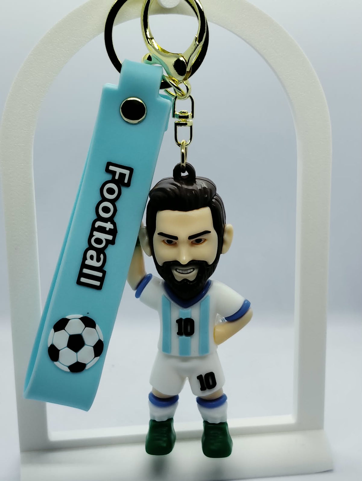 Iconic Football Legends 3D Keychain | The Ultimate Fan Accessory