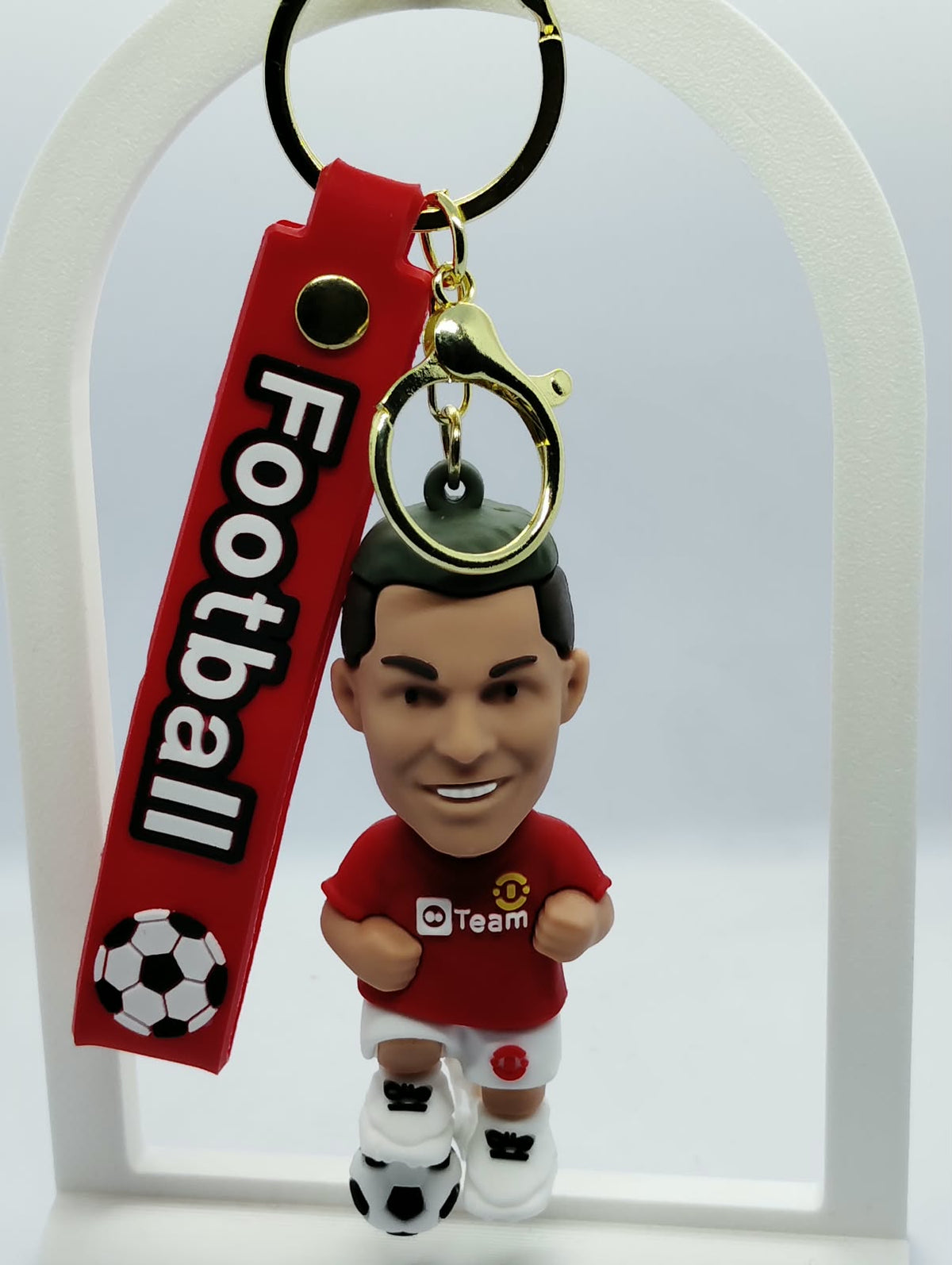 Iconic Football Legends 3D Keychain | The Ultimate Fan Accessory