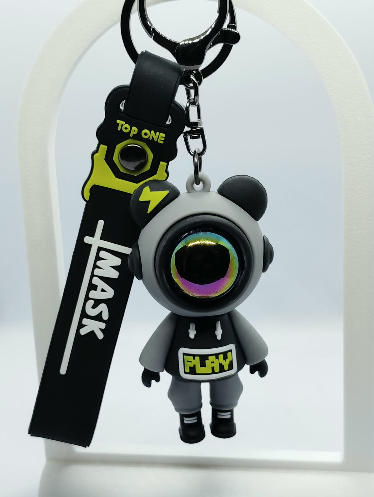 Cute 3D Astronaut Space Bear Keyring & Bag Charm