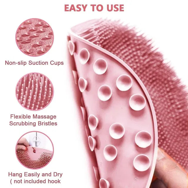 Silicone Multiuse Scrubber For Bath , Foot