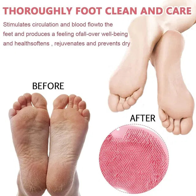 Silicone Multiuse Scrubber For Bath , Foot