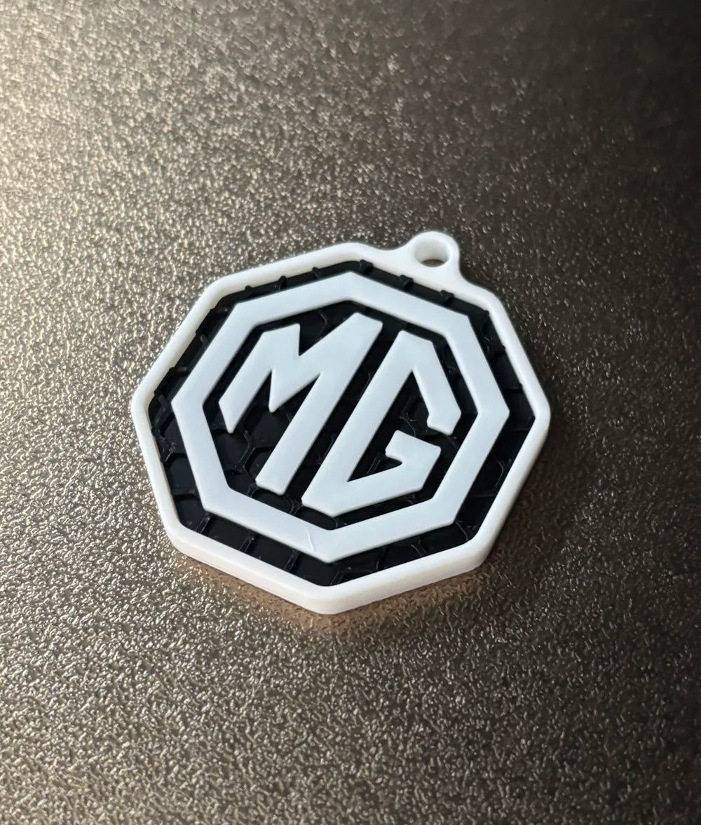 Premium MG Keychain – Honeycomb Pattern Edition